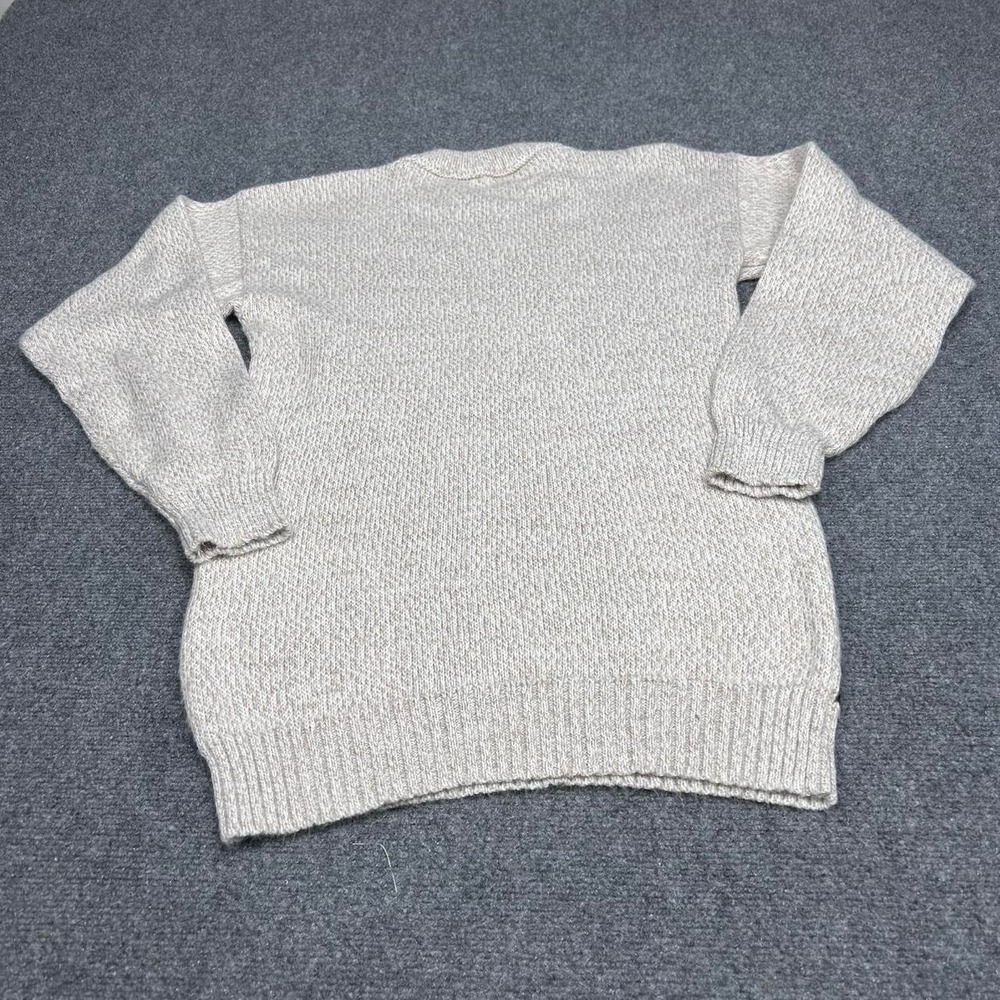 Aztec llama print tan and brown soft sweater size small - Picture 2 of 5